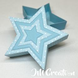 Stanzschablone - Sternenbox